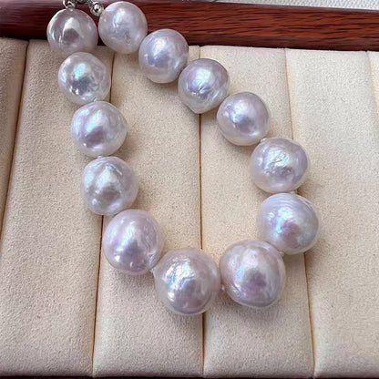 Pearl Bracelet Single White 10-11mm A Quality Freshwater Cultured Pearl Bracelet